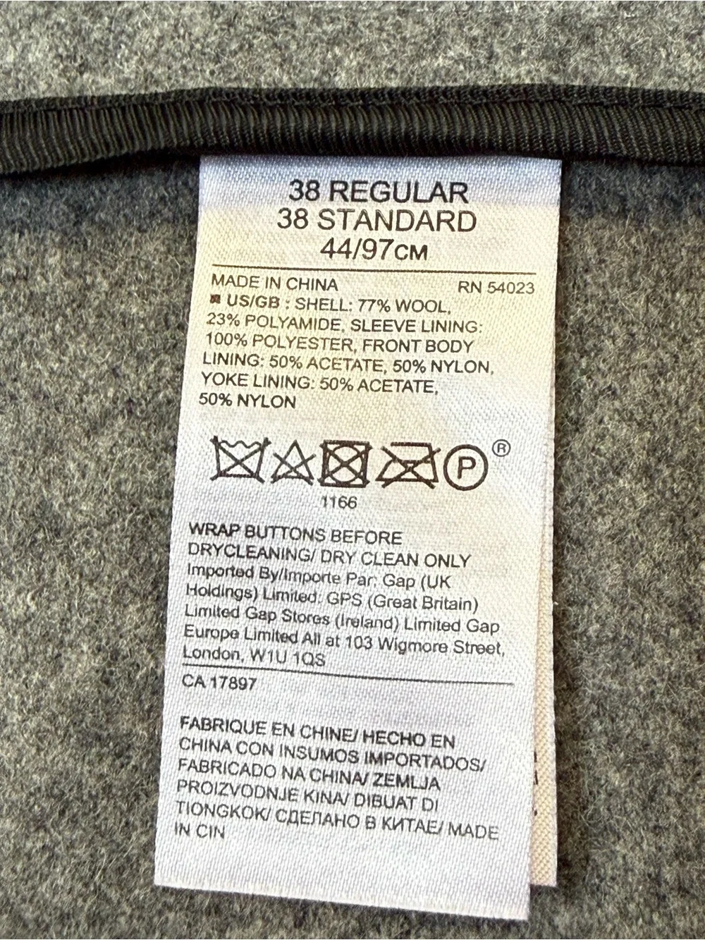 Banana Republic Mens Slim Fit Wool Blend Gray Blazer Italian Fabric Jacket 38R